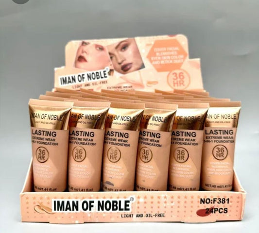 24 pzs Base de maquillaje x36 hrs Blíster